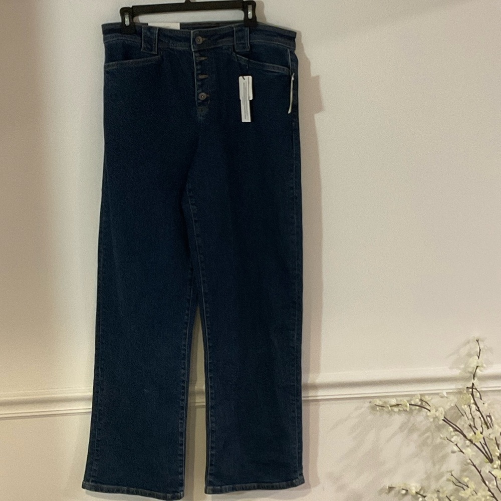 Sanctuary Dark Blue Straight Leg Jeans